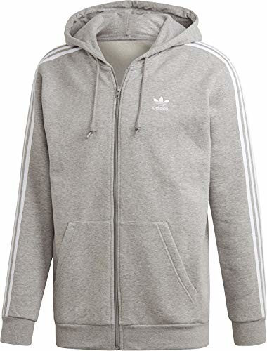 Adidas 3-Stripes Hoodie medium grey heather