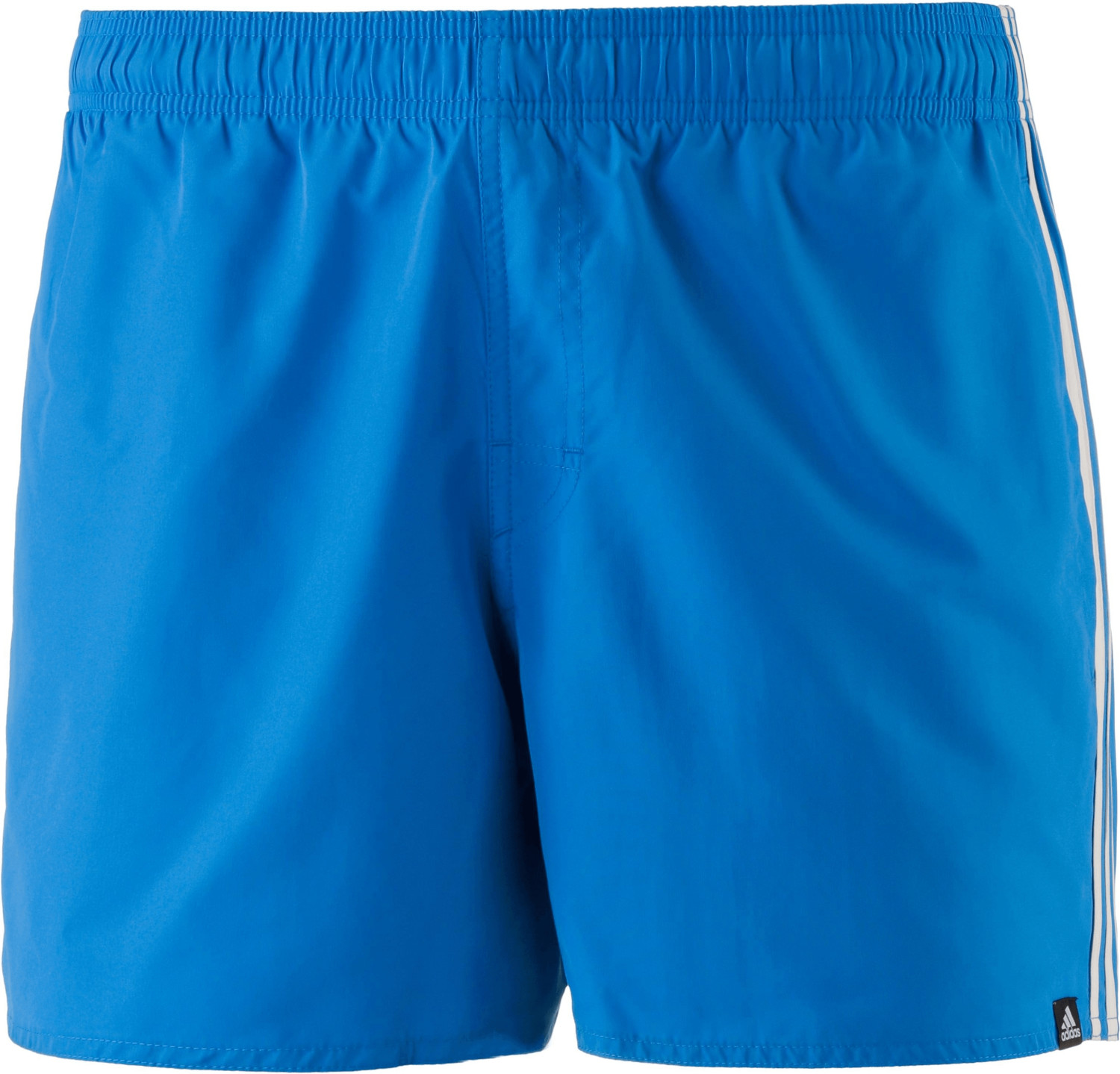 Adidas 3-Stripes Swim Shorts Bright Blue/Off White (CV5192)