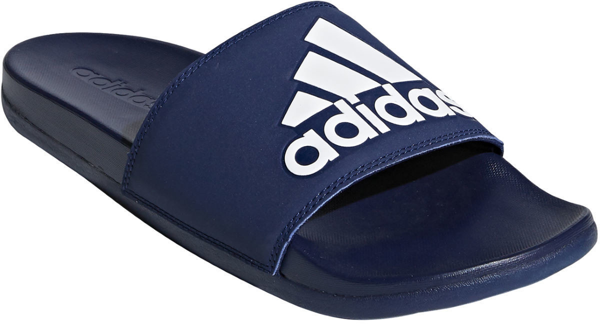 Adidas Adilette Cloudfoam Plus Logo Slides dark blue/ftwr white/dark blue