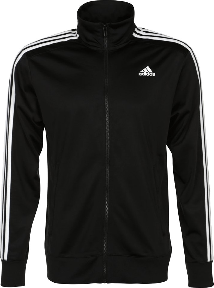 Adidas giacca Essentials 3S PES nero/bianco uomo