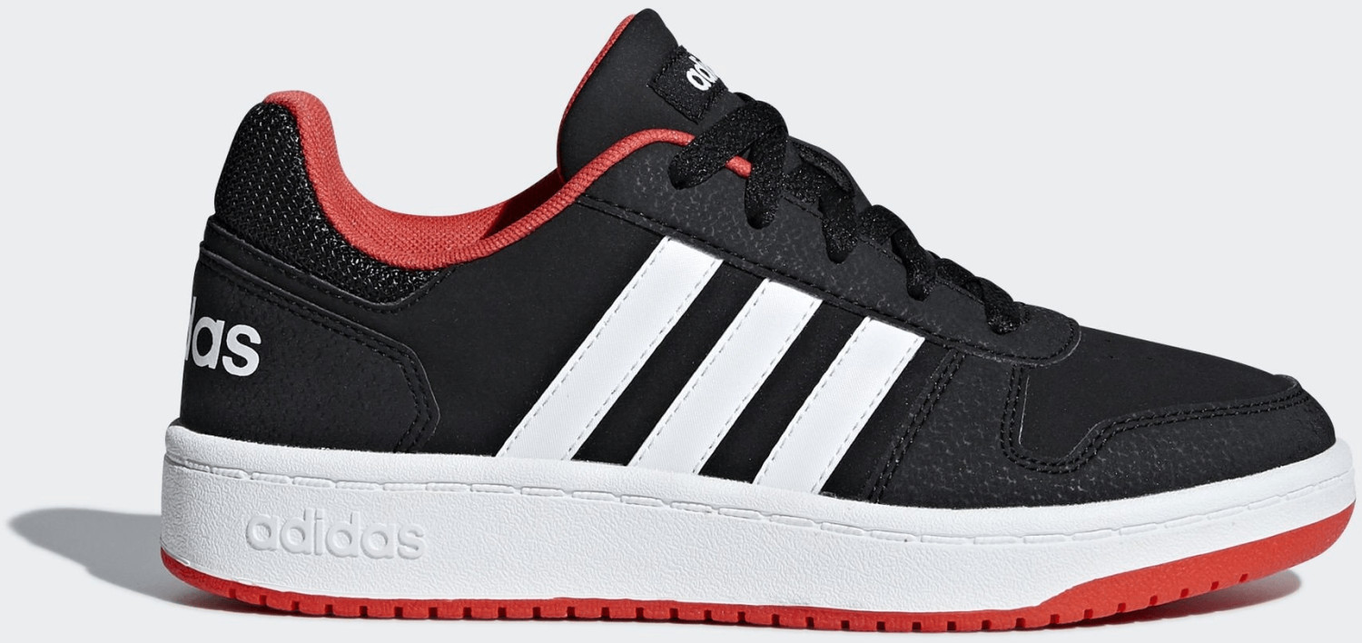 Adidas Hoops 2.0 K  core black/ftwr white/hi-res red
