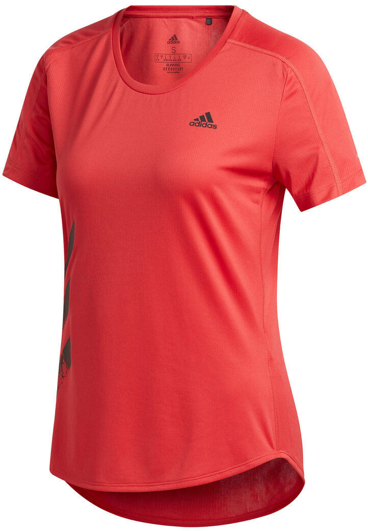 Adidas Women Running Run It 3-Stripes Fast T-Shirt