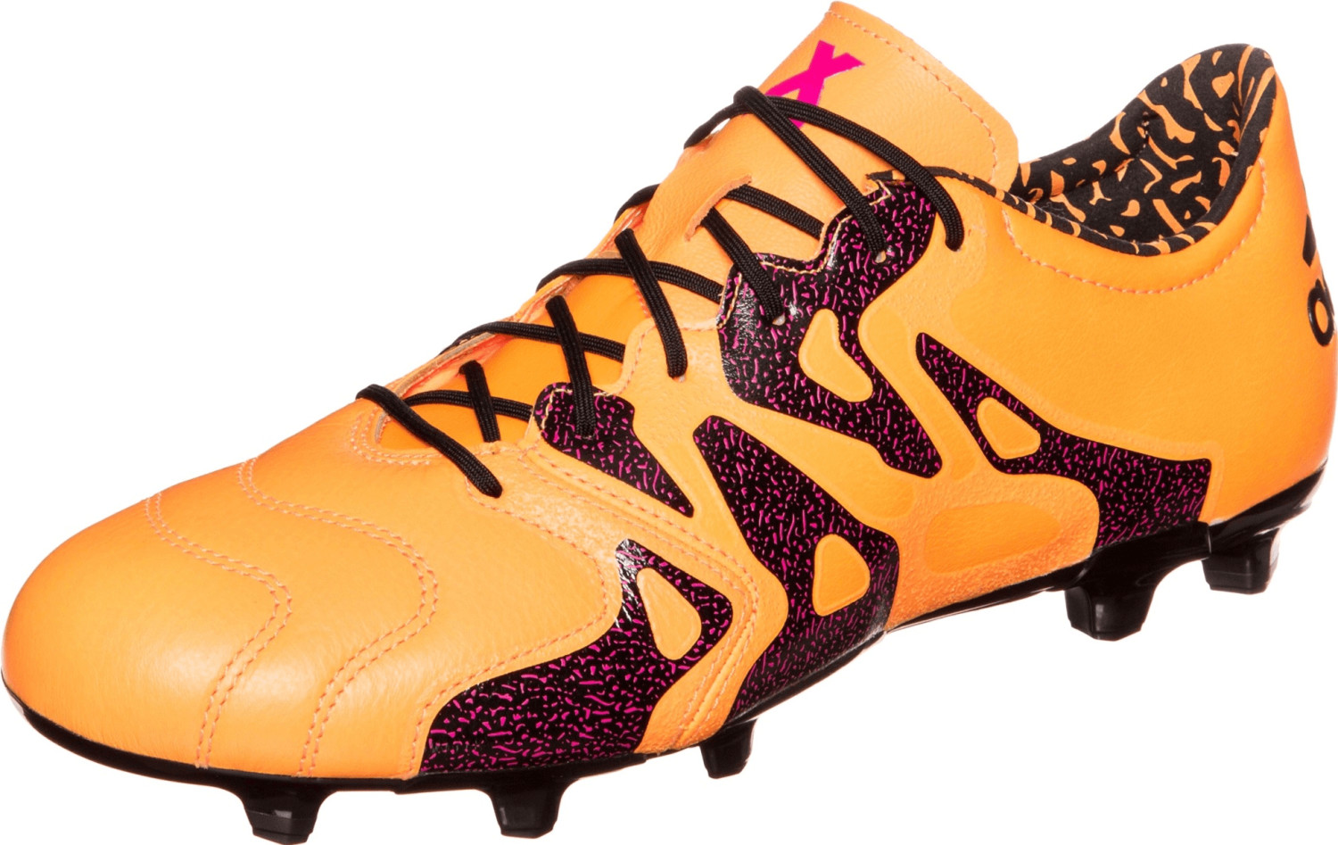 Adidas X15.2 FG/AG Leather solar gold/core black/shock pink